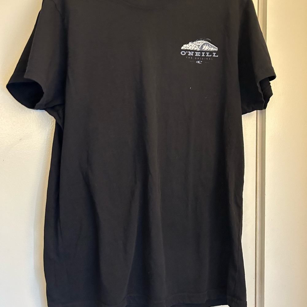 O'Neill Black Short Sleeve Tee with Bear Logo